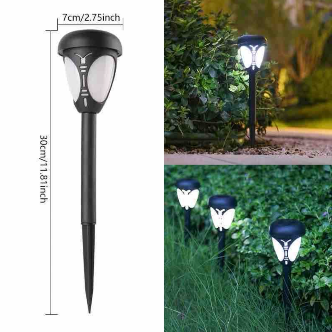 Lampă solară | LED Multicolor | 1buc