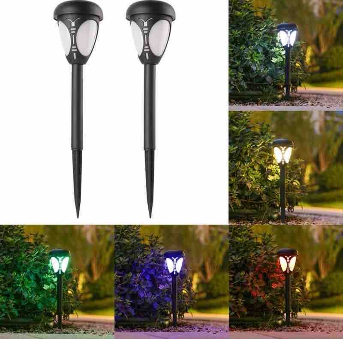 Lampă solară | LED Multicolor | 1buc