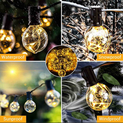 Becuri lumina caldă | IP65 | 10m